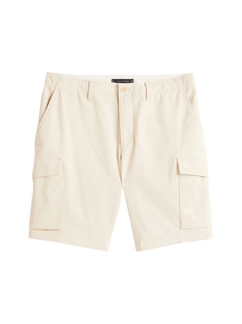 Short cargo uomo avorio in cotone Tommy Hilfiger | MW0MW23573ACG